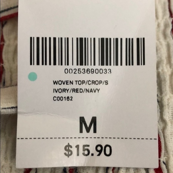 NWT Forever 21 Striped Crop Top - Picture 7 of 7